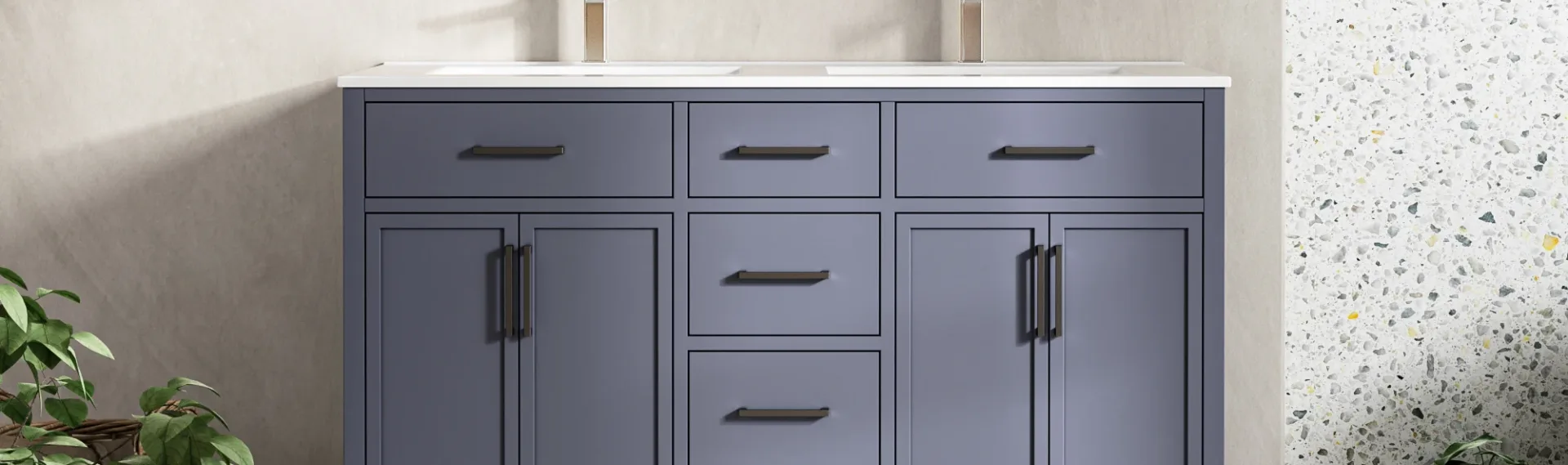 Wholesale bathroom vanity cabinets from Flymus Bath