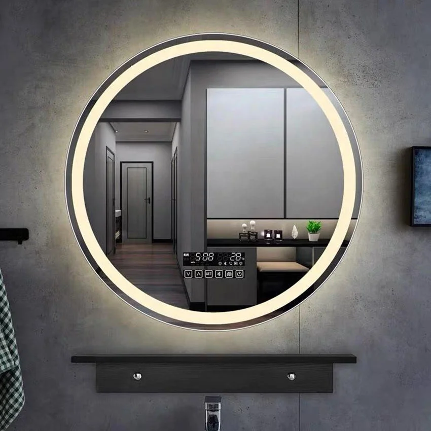 Backlit Round Smart LED Bathroom Mirror