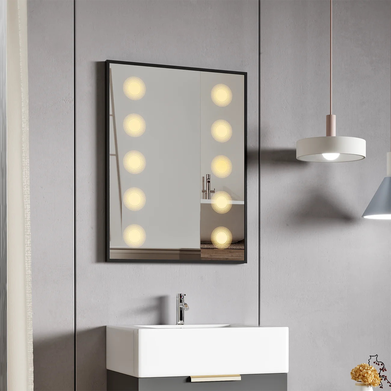 Custom LED Bathroom Vanity Mirror