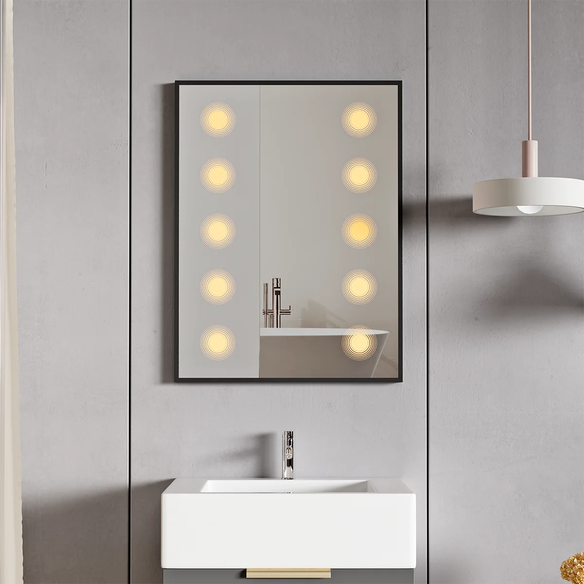 Custom LED Bathroom Vanity Mirror