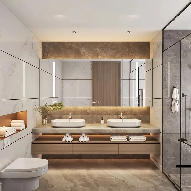 Custom Luxury Double Bathroom Vanity