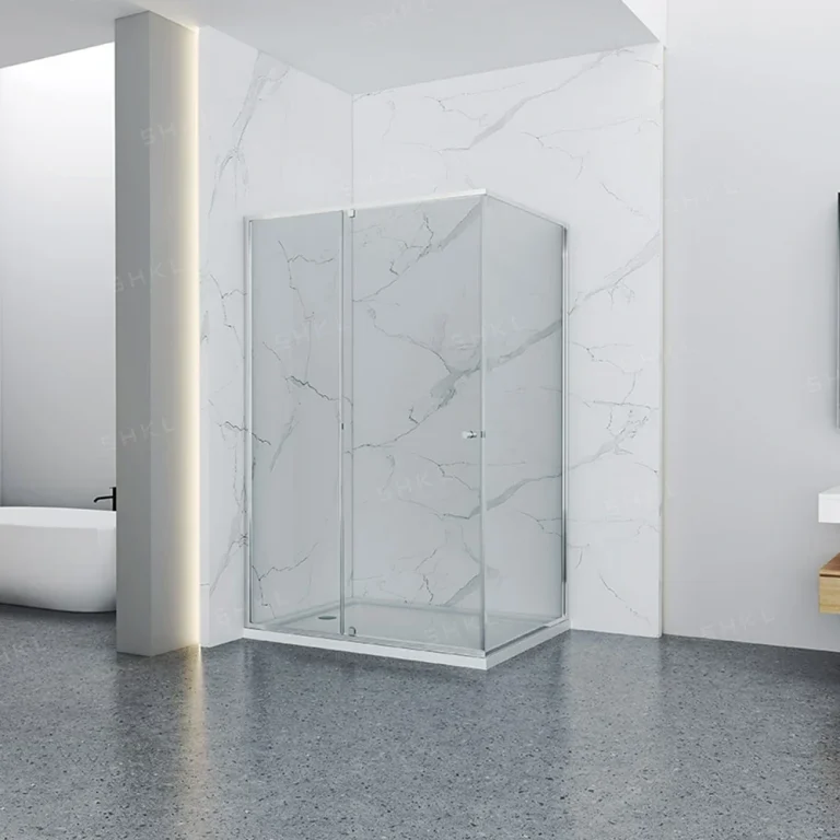 Framed Shower Enclosure, 6mm Tempered Glass, Aluminum Alloy Frame