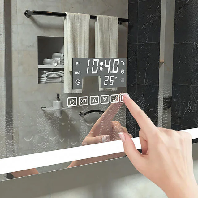 Front and Backlit LED Bathroom Mirror