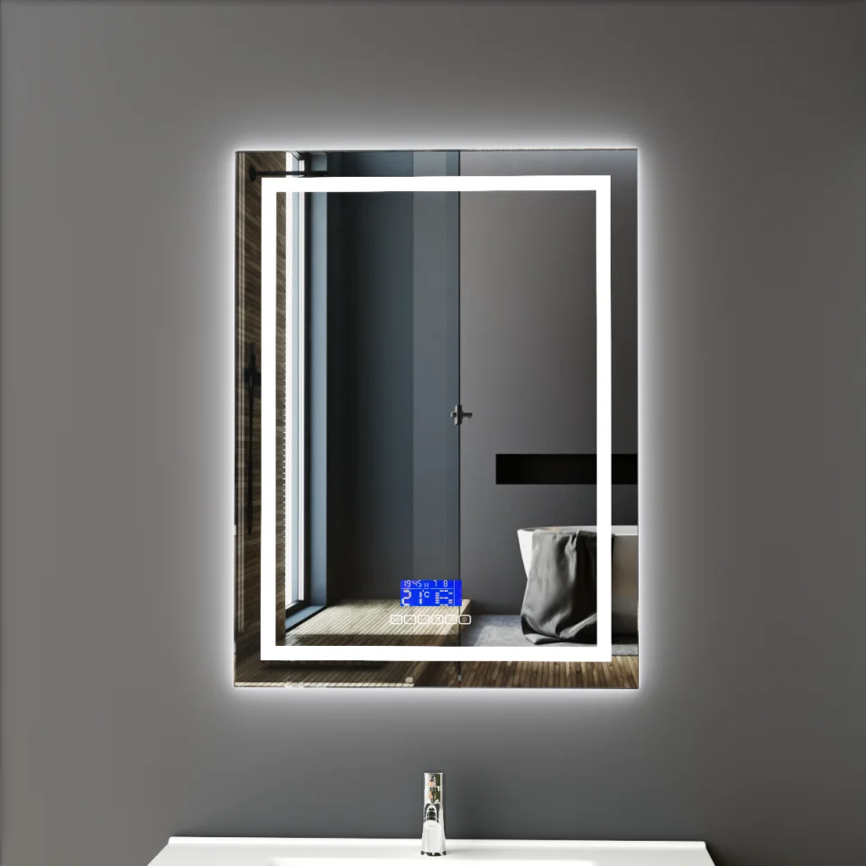 Front and Backlit LED Bathroom Mirror
