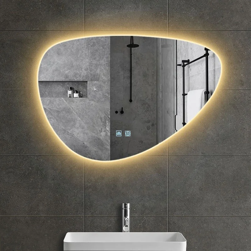 Irregular Shaped LED Bathroom Mirror