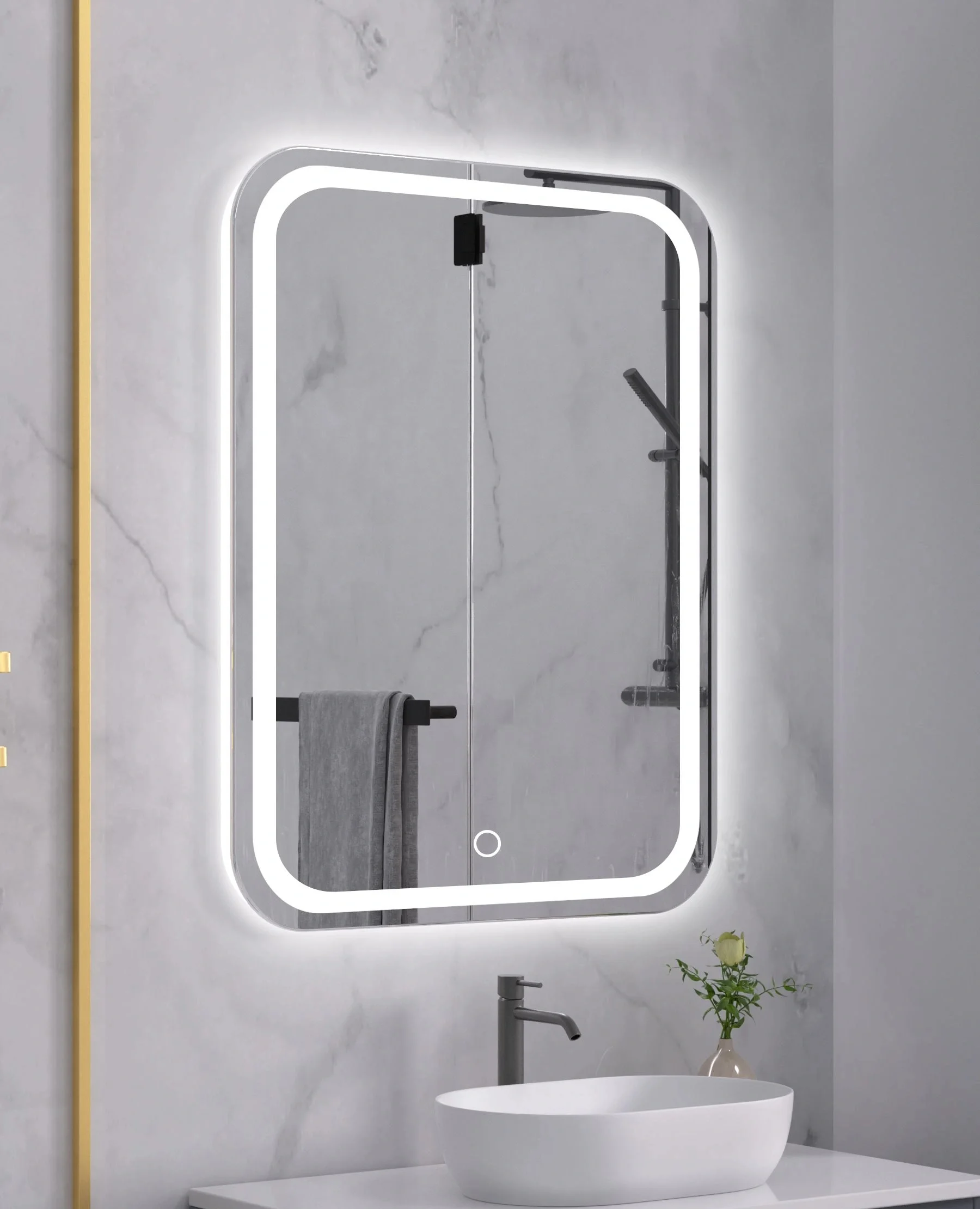 Lighted Bathroom Mirror
