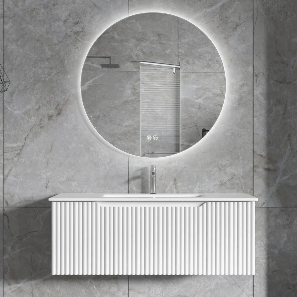 Luxury White Floating Bathroom Vanity