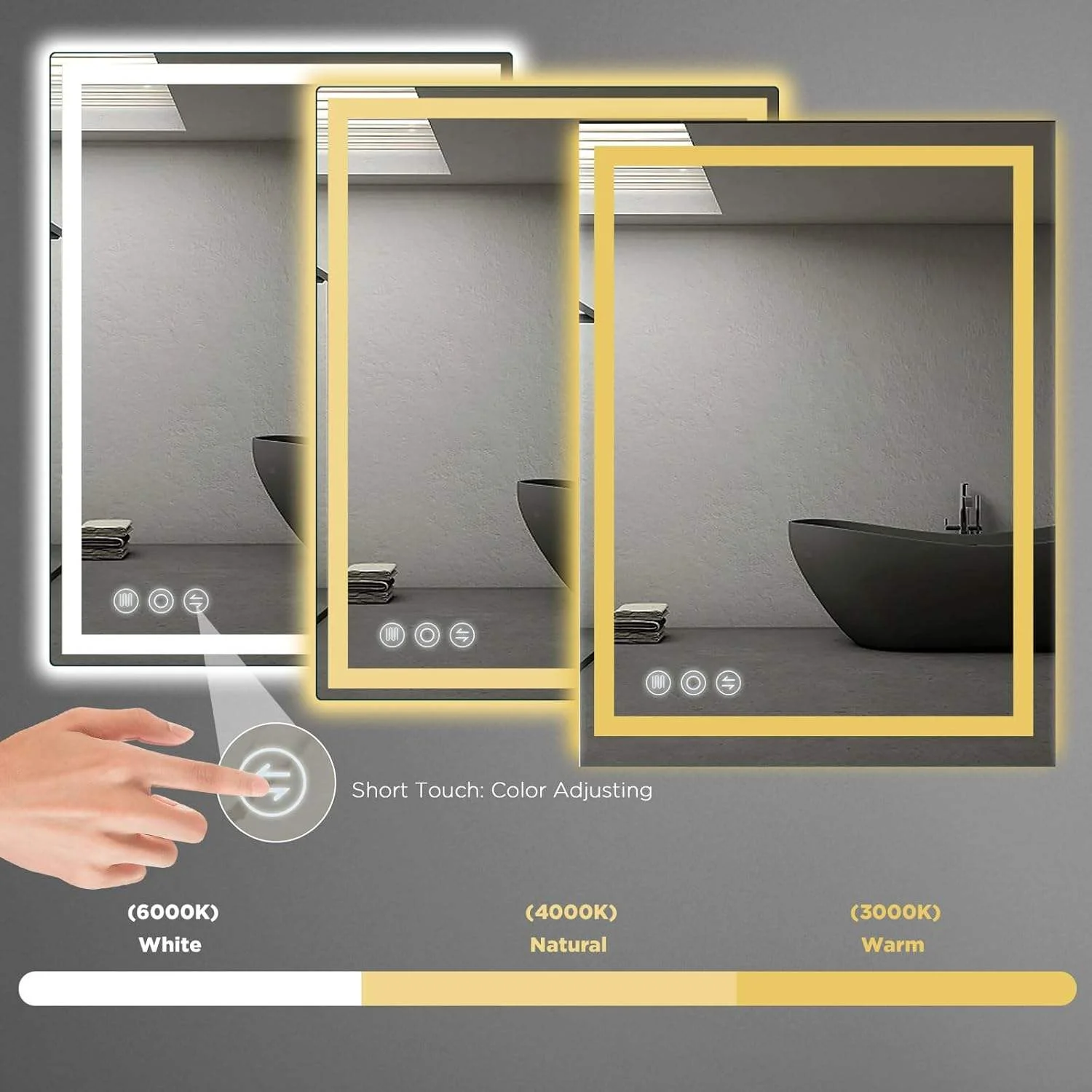 Modern LED Bathroom Mirror