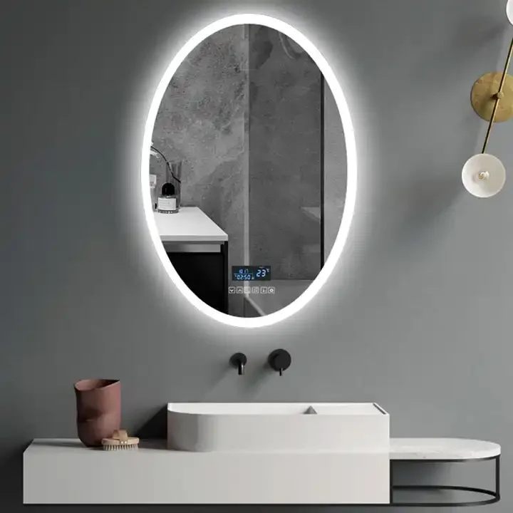 Oval LED Bathroom Mirror