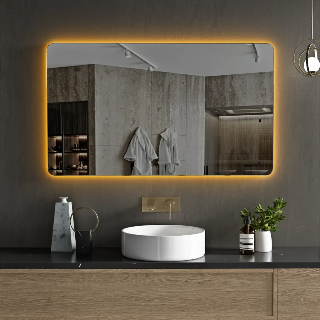 Rectangular Smart LED Bathroom Mirror