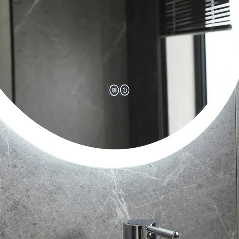 Round Backlit LED Bathroom Mirror