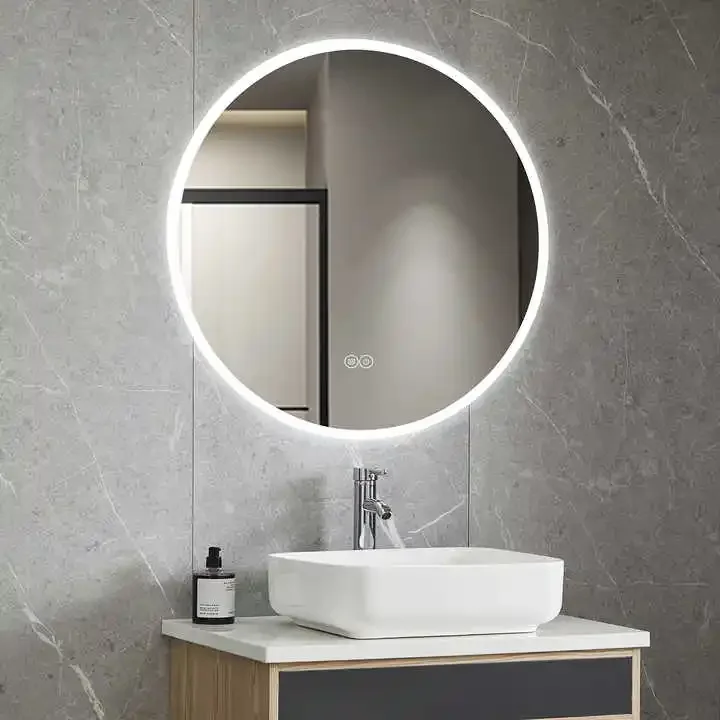Round Backlit LED Bathroom Mirror