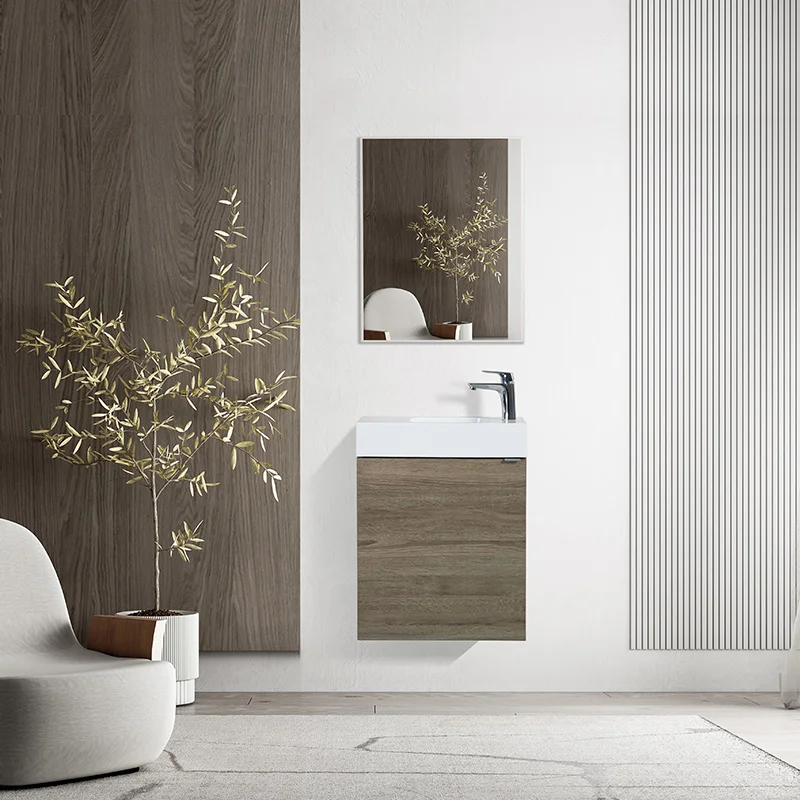 550mm Compact Wall-Mounted Bathroom Vanity