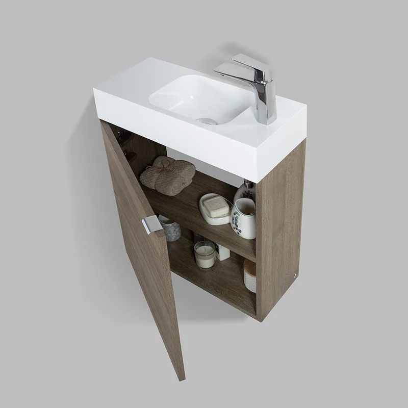 BO-550 bathroom vanity, close-up detail view