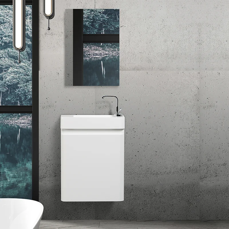 450mm Wall-Mounted Bathroom Vanity with Single Basin