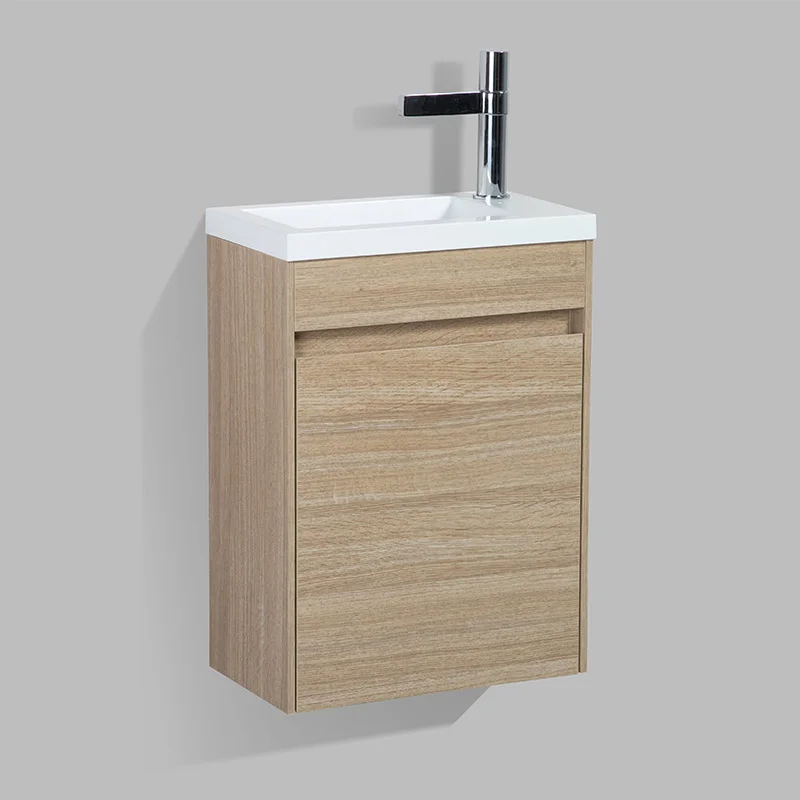 Slice-400 bathroom vanity, close-up detail view