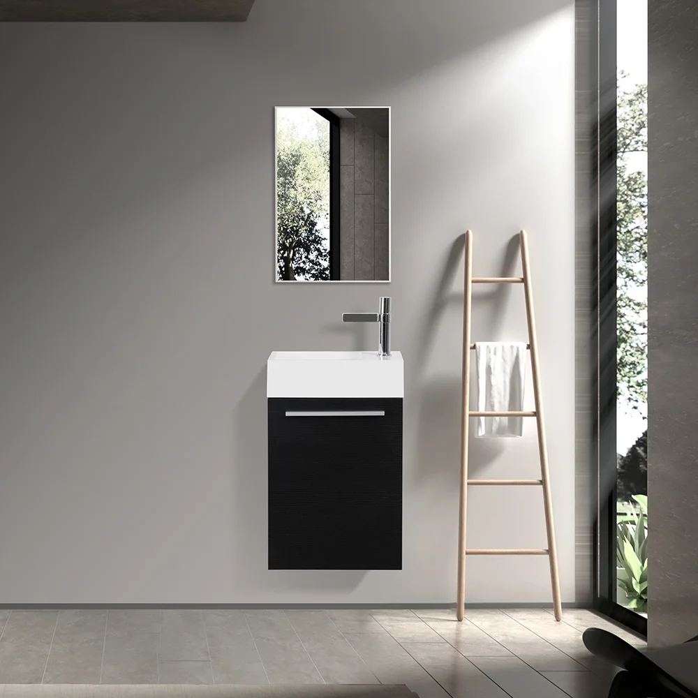 400mm Wall-Mounted Vanity and Sink Combo