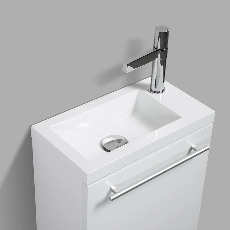 Tight-400 bathroom vanity, close-up detail view