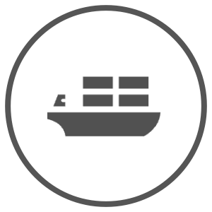 Global delivery icon